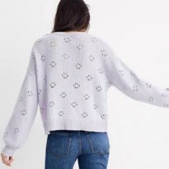 Madewell Purple Pullover Sweater - Picture 7 of 12